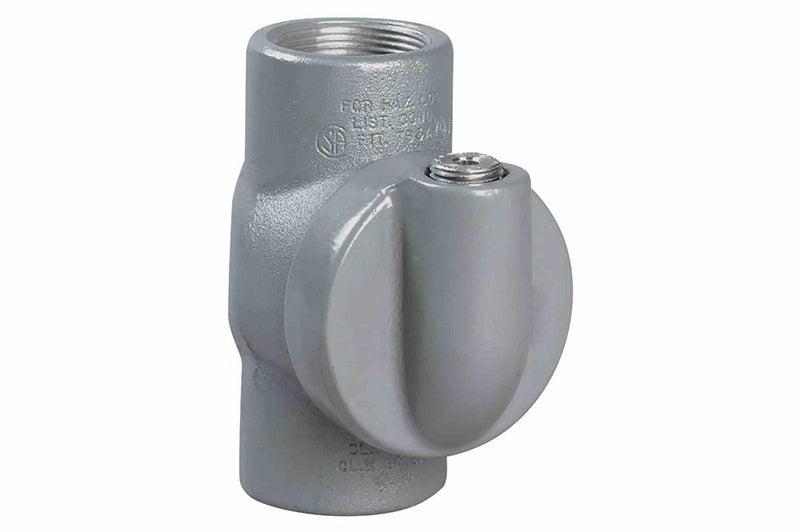 Explosion Proof Sealing Fitting - Class I, II, III - Aluminum - 3" NPT Hub - Gray