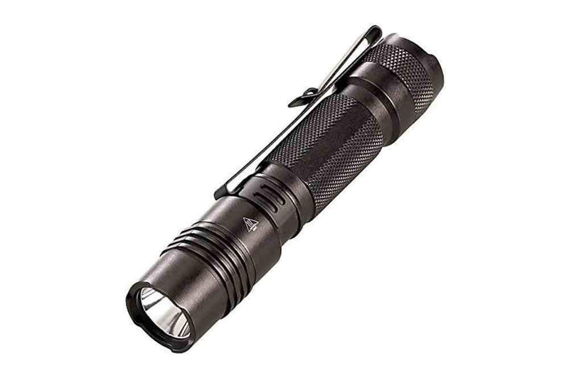 Larson Military Tactical LED Flashlight - (2) Output Levels - Mil-spec Hard Anodized - USB Rechargeable - Nylon Holster