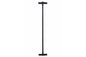 Six Foot Aluminum Pole With Fixed Surface Mount Bracket - 72" Height