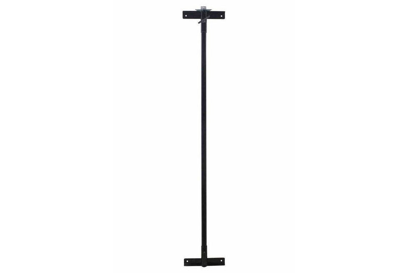 Six Foot Aluminum Pole With Fixed Surface Mount Bracket - 72" Height