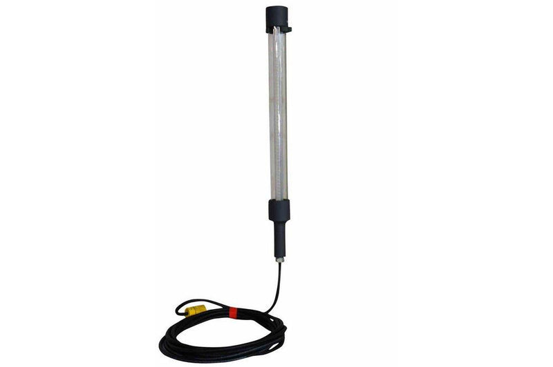 14 Watt LED Drop Light/Task Light with Hanging Hooks - 100' Cord - 3' Tube - LED Shelter Light