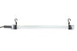 14 Watt LED Drop Light/Task Light with Hanging Hooks - 50' Cord - 3' Tube - LED Shelter Light