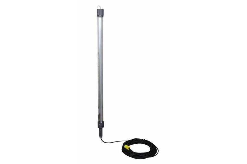 28 Watt LED Drop Light/Task Light/Drop Light with Hanging Hooks - 100' Cord 5' Tube -LED Tent Light