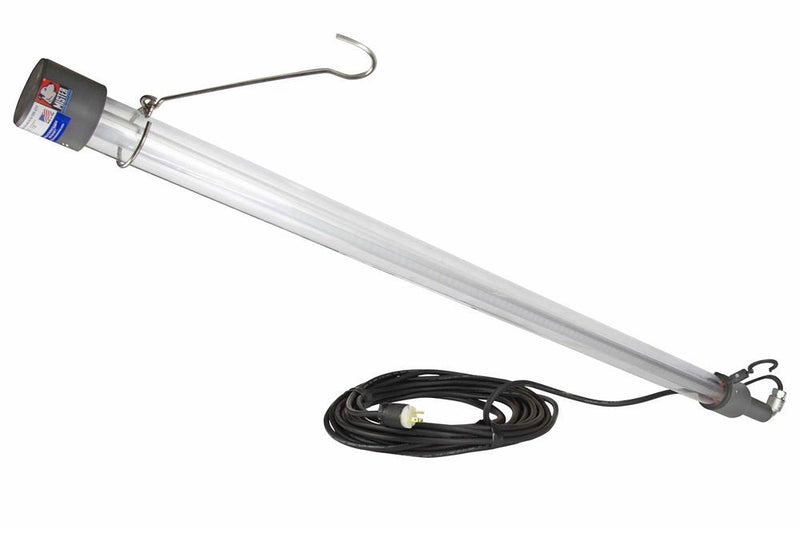 Heavy Duty LED Drop Light/Task Light w/ Hooks - 24 Watts - 50' cord - 5' Tube