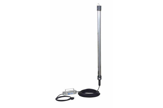 40W LED UV Drop Light/Task Light w/ Hanging Hooks - 25' Cord - 5' Tube - Food Safe - 365NM UV
