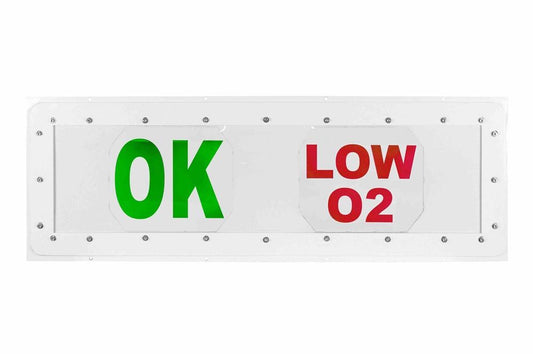 28W General Area LED Backlit Signal Light - Clean Room Approved - 3500 Total Lumens - Fully Sealed - Indoor Use Only