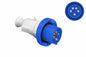 Industrial Pin and Sleeve Plug - 32 Amp - 208Y/120 3PH - 4P5W 3P+N+E - IP67 - Hinged Cover - 60309