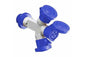 220-240V Hinged Industrial Pin and Sleeve W-Splitter - 2P3W - 16A - IEC 60309 - IP67 - Hinged Cover