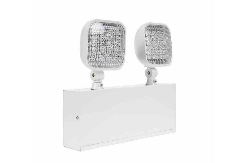 2W Emergency Dual LED Bugeye System - 240 Lumens - 3.6V Battery Backup for 8 Hours - Damp Locations