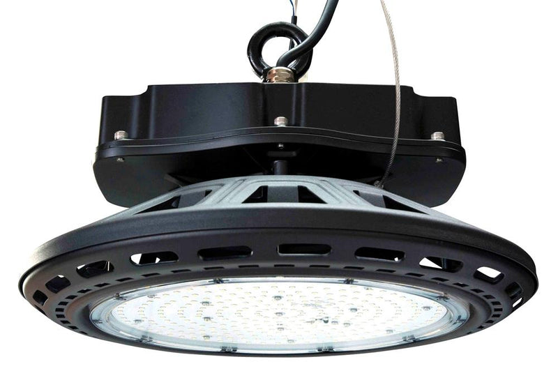 200W High Bay LED Fixture - 208-480V AC 50/60 Hz - 30,000 Lumens - Aluminum - Cold Forged Housing - IP65