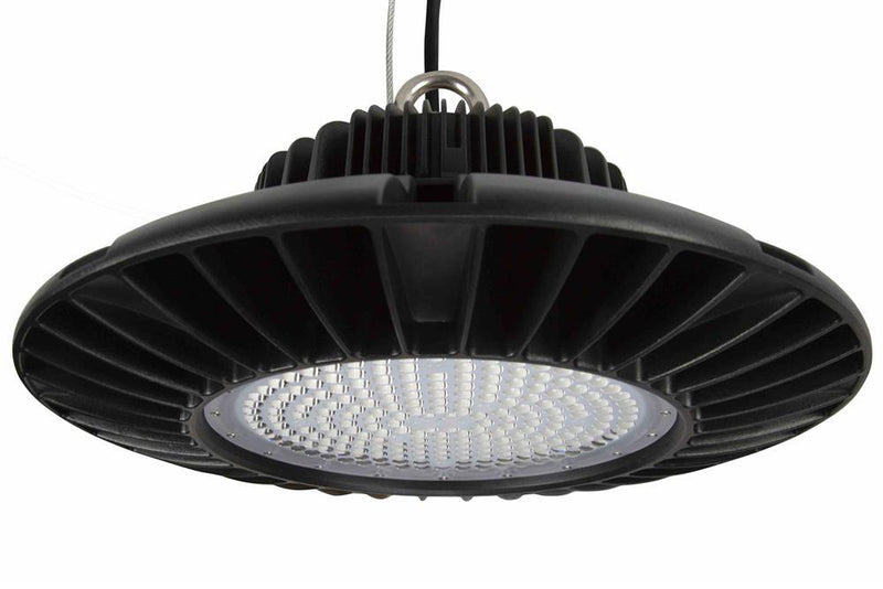 200W High Bay LED Fixture - 100-277V AC - Aluminum - Cold Forged Housing - IP65