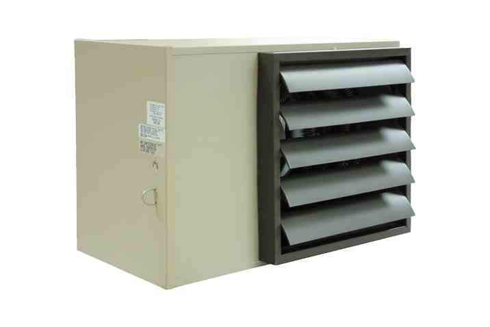 Larson 25kW Industrial Fan-forced Heater - 480V 3-phase - 102,390 BTUs/1,350 CFM - Powder Coated Steel