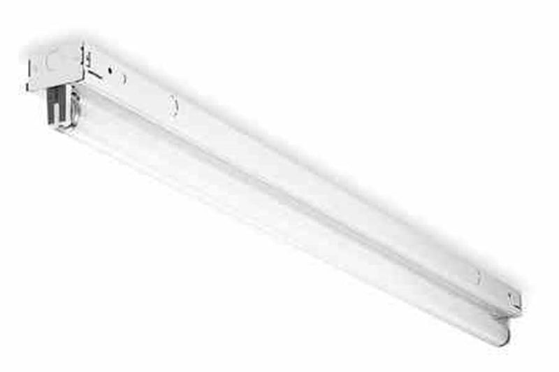 30W Fluorescent UV Strip Fixture - (1) 36" T8 Style Fluorescent UV-C Tubes - G13 Bi-Pin - 22G Steel - Baked White Enamel Finish