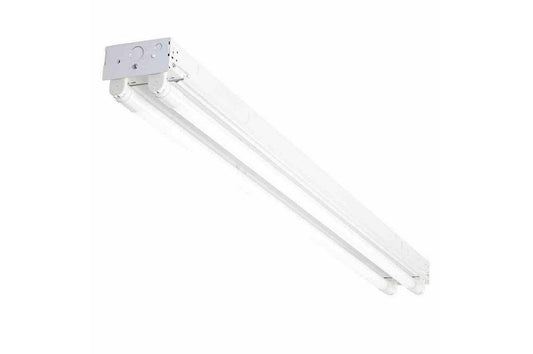 36W LED Strip Fixture - (2) 48" G3 T8 Style LED Tubes - 22G Steel - 90 Mins Battery Backup