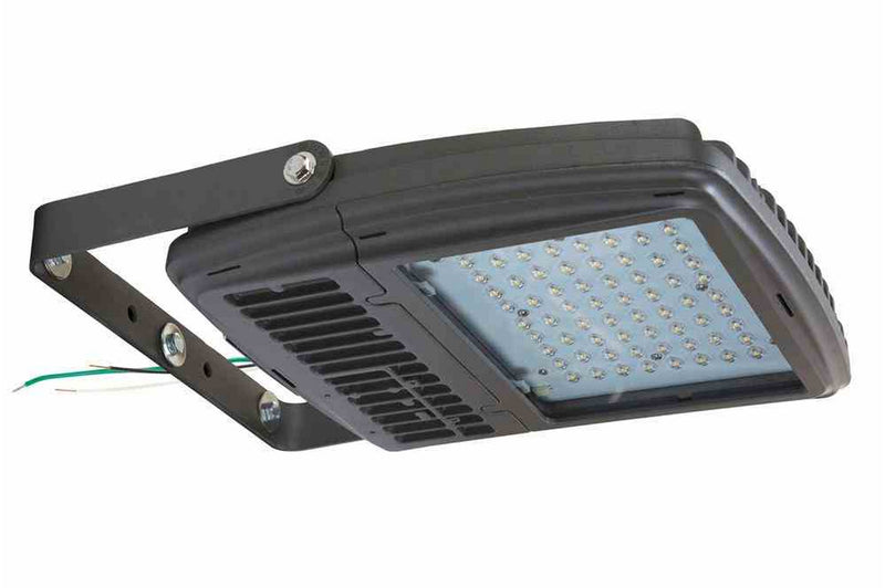 Larson 120W LED Low Bay Light Fixture - Wide Flood Beam - Slim Design - 120-277 Volts AC