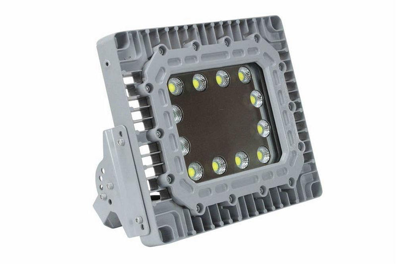 150 Watt Crane LED Flood Light - 480V - Surface Mount Trunnion - 17,500 Lumens - IP67 Waterproof