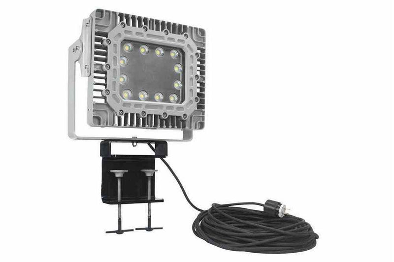 150 Watt Marine & Outdoor LED Flood Light - Adjustable Beam Clamp - 17,500 Lumens - IP67 Waterproof