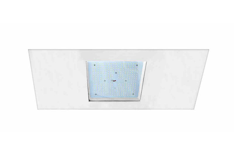 Larson 120W 4X2 Lay-in Troffer Mount LED Fixture w/ Emergency Battery Backup - Vapor Proof - 120/277V AC