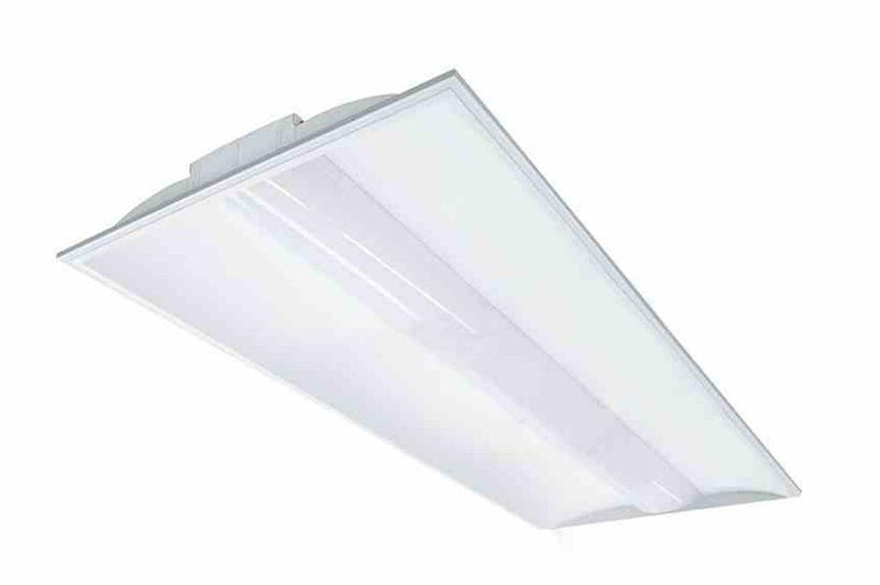 50W 2X4 Lay-in Troffer Mount LED Fixture - 6,300 lm - 0-10V Dimmable - Aluminum - Indoor
