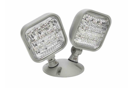 Larson 2W Remote LED Head for Emergency Exit Sign - 5,000K - (2) LED Lamps - Wall/Ceiling Mount
