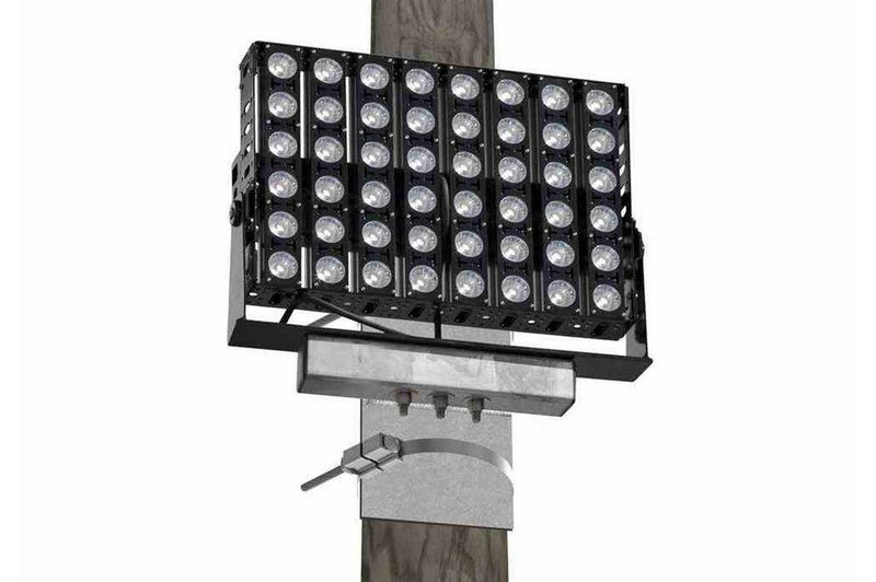 480W High Intensity Utility Pole Band Mount LED Light - Day/Night Sensor - IP67 Waterproof
