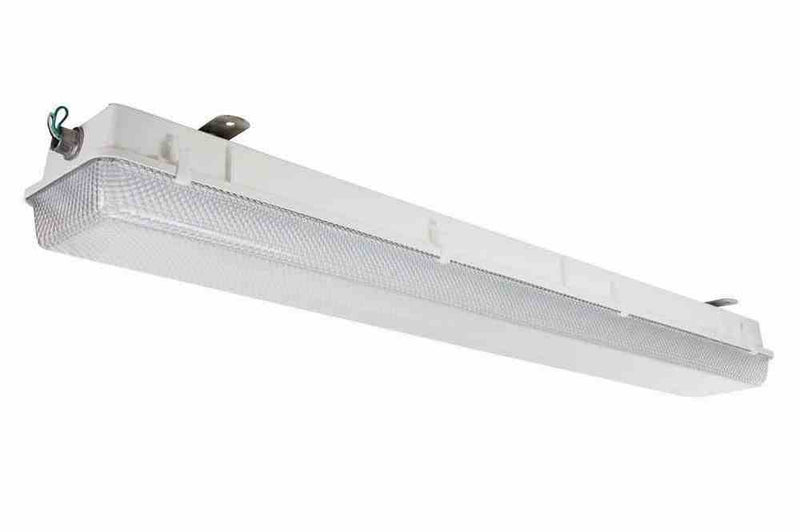Larson Wet Location Emergency Fluorescent Light - 4' 2 lamp - T8 Lamps - Enclosed & Gasketed - No Glass