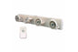 Larson Indoor LED Track Light w/ Remote Control - (4) Track Heads - Dimmable, Adjustable - Dual Power