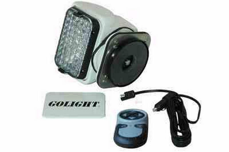 Golight Radioray Spotlight w/ Wired and Wireless Remote Control - Clear Housing Top - 700' Beam