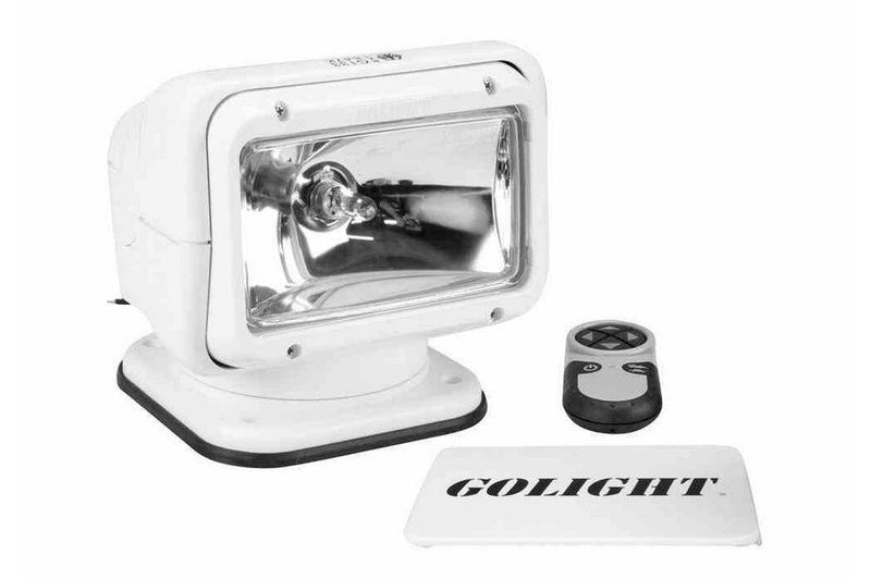 65W Golight Radioray Motorized Halogen Spotlight - 1300 Lumens - (1) Wireless Remote Control - White