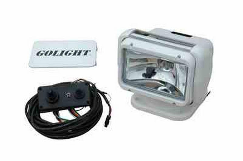 Golight Radioray Spotlight w/ Wired Joystick Remote - 700' Spot - 12 Volt - Clear Housing Cover