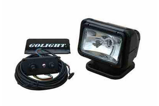 Golight Radioray Spotlight w/ Wired Joystick Remote - Clear Housting Cover - 700' Spot Beam - 12 VDC