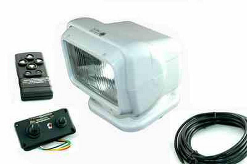 Golight Radioray Flood Light - 80'L X 70'W Beam - Wired & Wireless Controls - White - 12 Volts