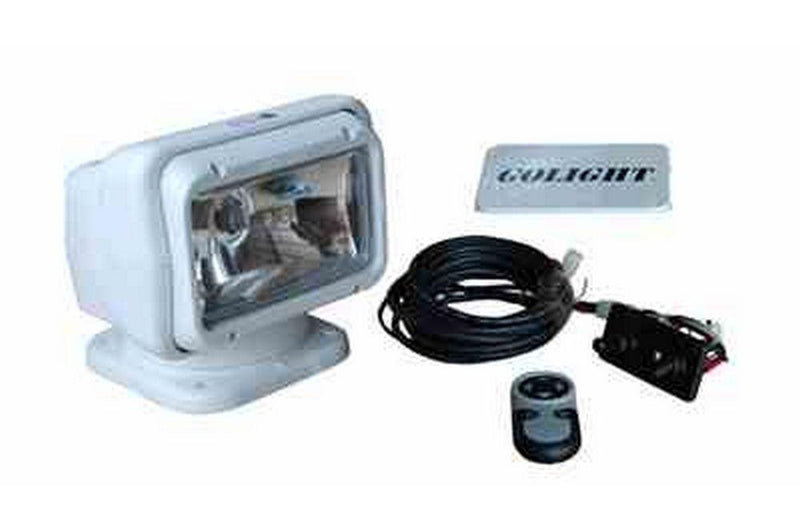 Golight Radioray - Wired & Wireless Remote Control Spotlight - 750' Spot Beam - White - 12 Volt