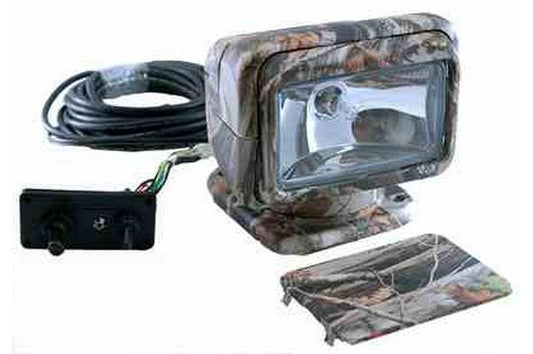 65 Watt - Camouflage Golight Remote Controlled Spotlight - Hard Wired Dash Mount Controller