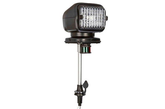 Golight Radioray w/ Stanchion Boat Mount - Spot/Flood Combo - Handheld Wireless Remote - 12V