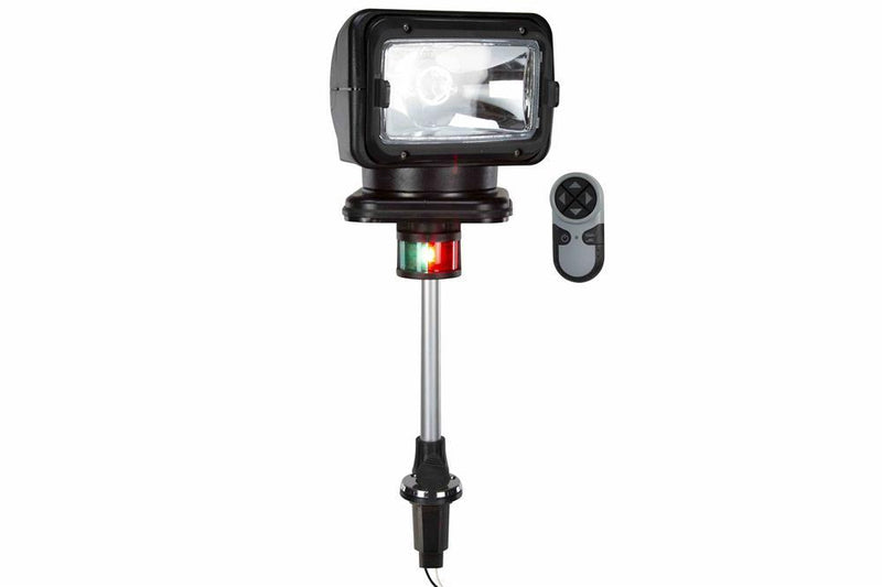 Golight Radioray Stanchion Mount Boat Light - Flood/Spot Combo - Wireless Remote - 12VDC