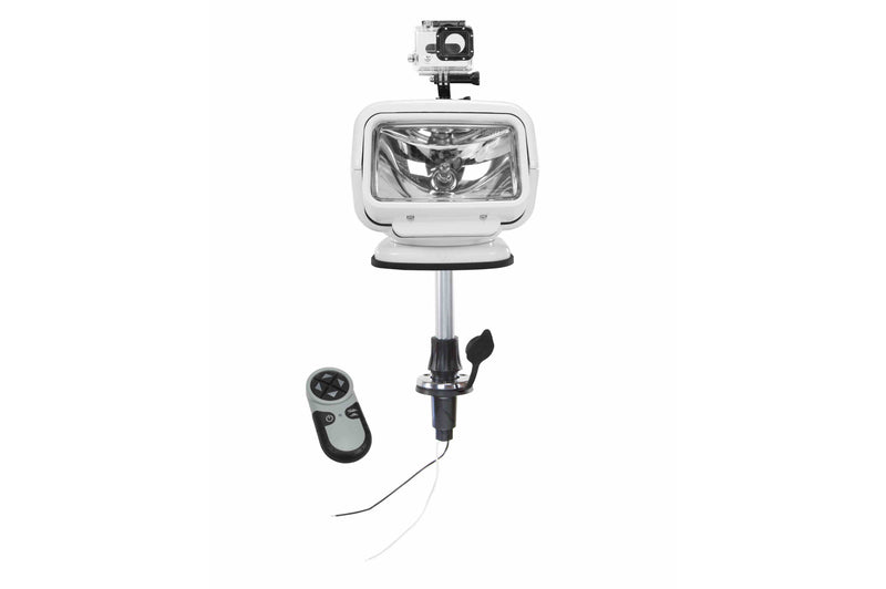 Larson Golight Stryker Boat Light - Wireless Handheld Remote - Perko Mount for GoPro - Waterproof - WHT