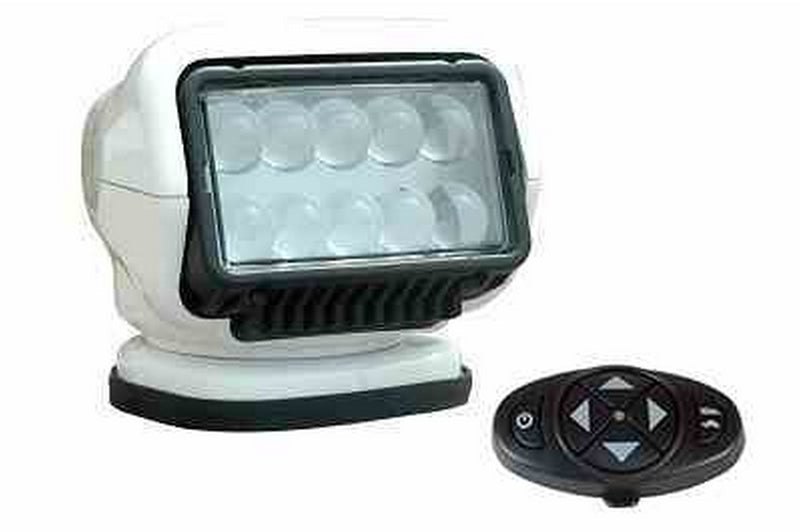 Larson LED Golight Stryker Wireless Remote Control Spotlight w/ Dashmount Remote - Permanent Mount - White