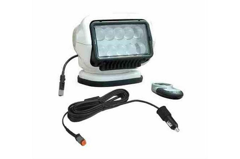 36W LED Golight Stryker Wireless Remote Control Spotlight w/ Handheld Remote - Perm. Mount - White