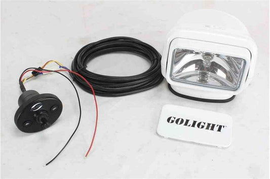 Golight Stryker Spotlight - Magnet Mount- Wired Dash Mount Remote - 12V - White - 32' Remote Harness