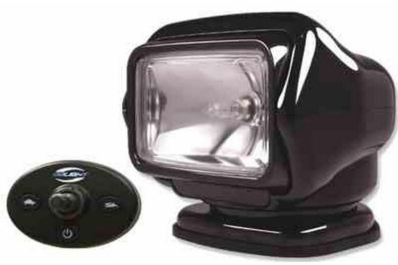 35W HID Golight Stryker w/ Wired Dash Remote - Black - 3000 Lumens - 5000' Beam - 24V - GL-30211