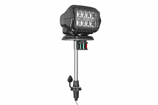 Larson LED Golight Stryker Wireless Spotlight w/ Remote Control - 900ft Beam - Perko/Bow Stanchion Mount