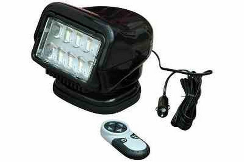 LED Golight Stryker Wireless Remote Control Spotlight - 24V - Magnetic Mount - Black