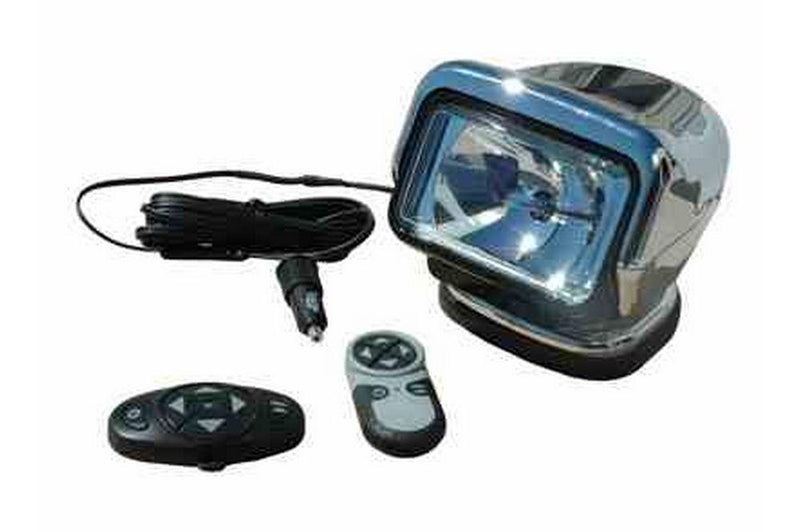 HID Golight Stryker w/ 2 Wireless Remotes - 3000 Lumen - 5000' Spot Beam - Chrome - Magnetic Base