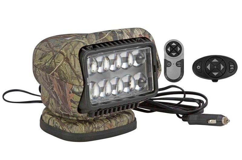 Camouflage LED Golight Stryker - Two Wireless Remotes - Magnetic Mount - 16 ft Cigarette Plug
