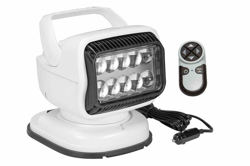 40W Golight Radioray Portable LED Remote Control Spotlight - 544,000 Candela - Magnetic Shoe - White