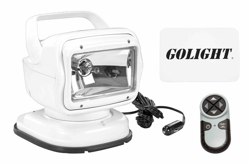 65W Golight Radioray Portable Remote Control Spotlight - 225,000 Candela - Magnetic Shoe - White