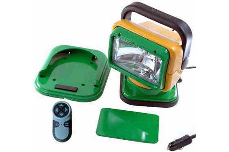 Golight Remote Control Spotlight with John Deere & Green Bay Packers Colors - Super Bowl Winners