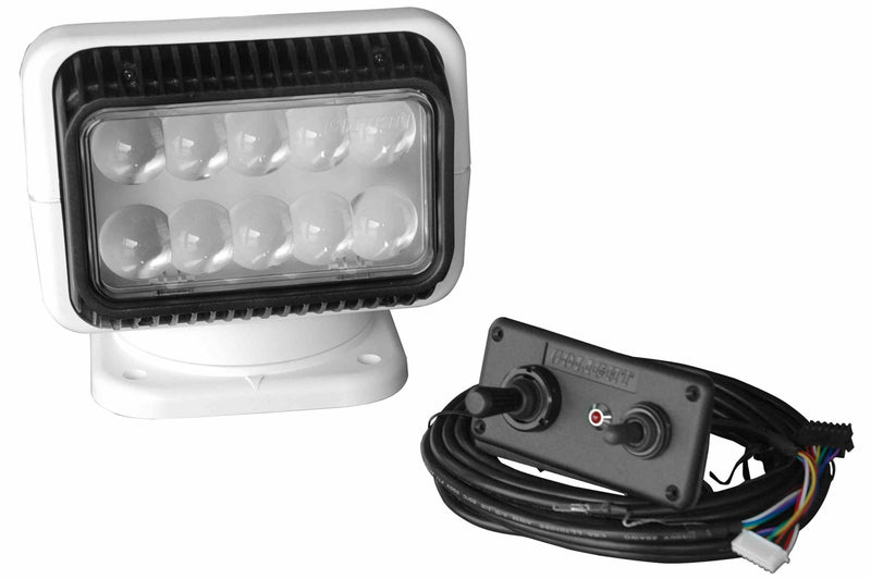 Larson 20204 Wired Joystick Remote LED Spotlight - 6, 6-Watt High Power LEDs - 900' Beam - White