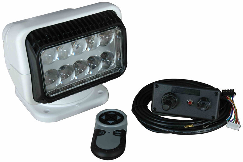 Larson 20674 Golight Remote Control LED Spotlight - Wired & Wireless - 12V - 900' Beam - 36W LEDs - White